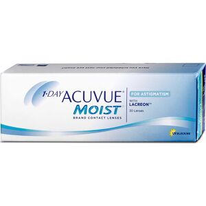 1-day Acuvue Moist For Astigmatism 30er Box Johnson & Johnson Tageskontaktlinsen -0,25 Achse 10 Zyl. -0,75