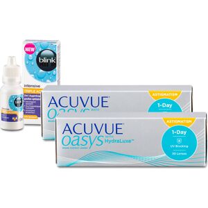 Acuvue Oasys 1-day Astigmatism (2x30) + Blink Intensive Triple Action 10ml Johnson & Johnson Tageslinsen Sparsets