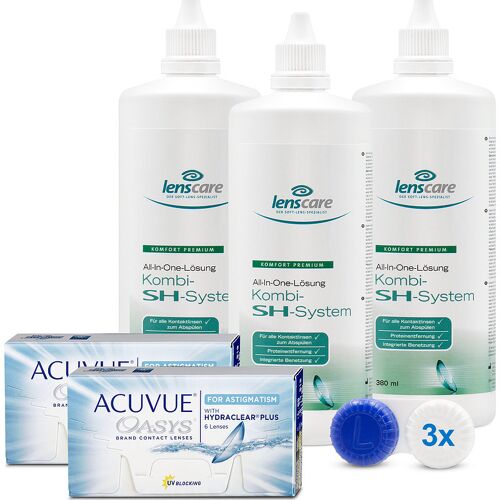 Acuvue Oasys For Astigmatism 2-wochenlinsen Kombi-sh-system 3er Set Johnson & Johnson Wochenlinsen Sparsets