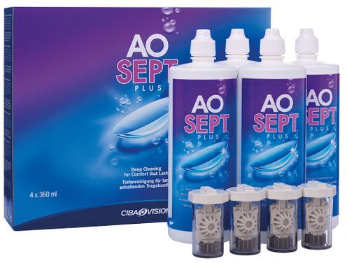 Aosept® Plus Kontaktlinsenpflege 4X360 ml Lösung