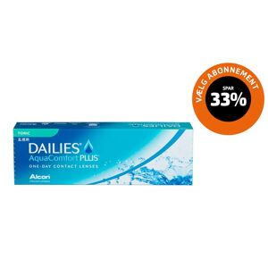 Dailies AquaComfort Plus Toric Toriske / Astigmatiske Endagslinser