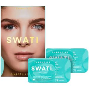 SWATI Cosmetics 1 måneds Kontaktlinser Turquoise