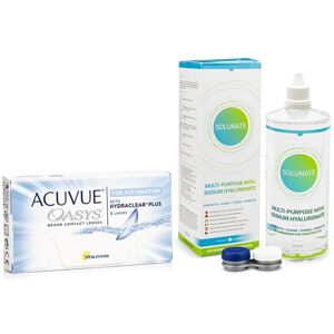 Acuvue Oasys for Astigmatism (6 linser) + Solunate Multi-Purpose 400 ml med etui