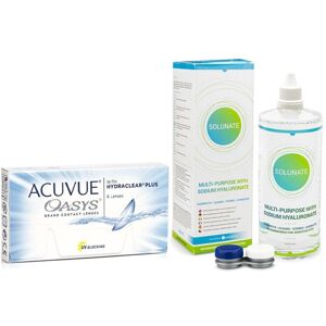 Acuvue Oasys (6 linser) + Solunate Multi-Purpose 400 ml med etui