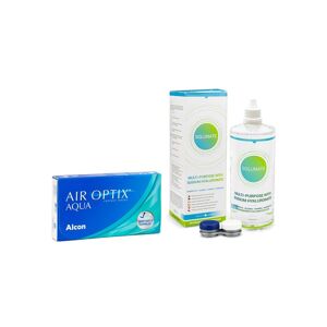 Air Optix Aqua (6 linser) + Solunate Multi-Purpose 400 ml med etui