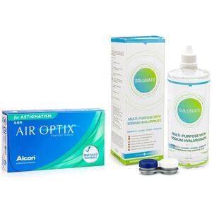 Air Optix for Astigmatism (6 linser) + Solunate Multi-Purpose 400 ml med etui