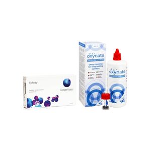 Biofinity CooperVision (3 linser) + Oxynate Peroxide 380 ml med etui
