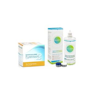 PureVision 2 for Astigmatism (6 linser) + Solunate Multi-Purpose 400 ml med etui
