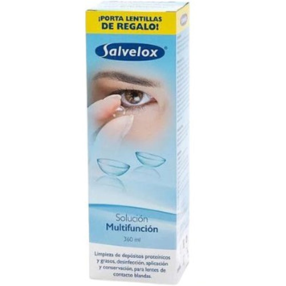 Salvelox Solución multifuncional monofocal para lentes de contacto flexibles 360mL