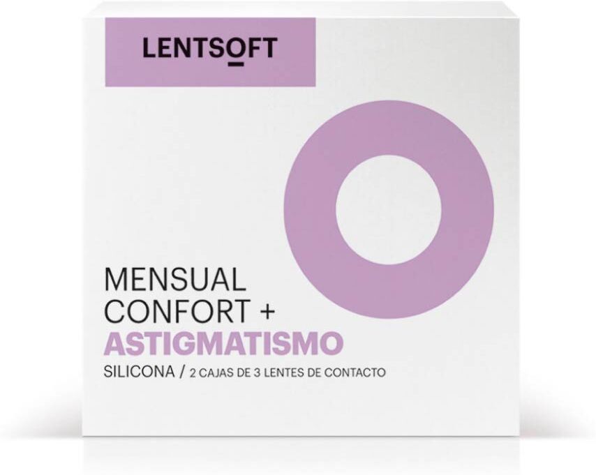 Lentsoft Mensual Confort+ Silicona Astigmatismo 6 Unidades