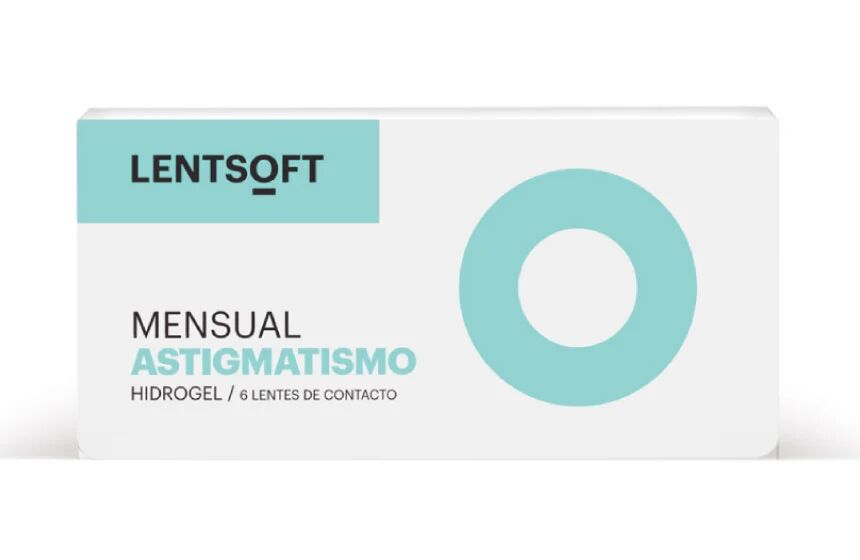 Lentsoft Mensual Hidrogel Astigmatismo 6 Unidades Lentillas