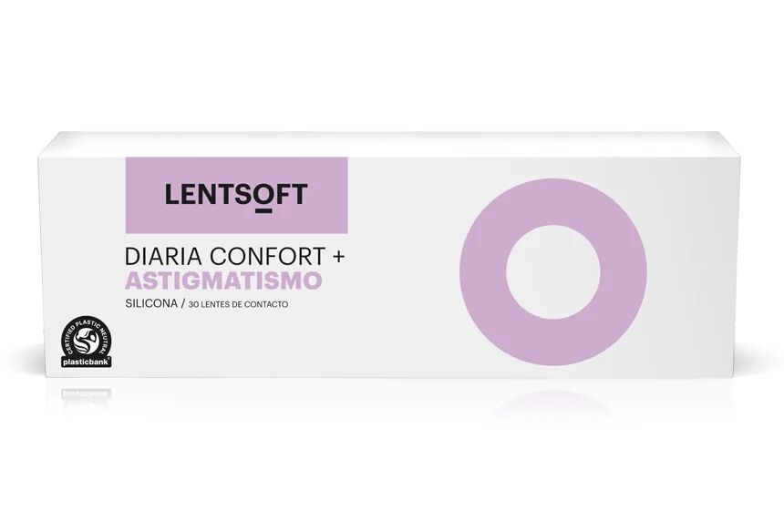 Lentsoft Diaria Confort+ Silicona Astigmatismo 30 Unidades Lentillas