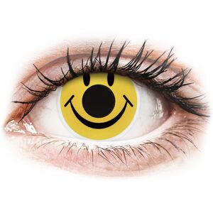 ColorVue Crazy Jaune Smiley (2 lentilles)