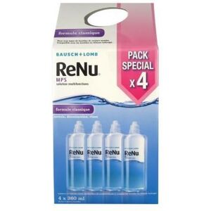 BAUSCH & LOMB Bausch + Lomb Renu MPS Solution Multifonctions 4x360Ml - Publicité