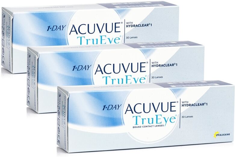 Acuvue contact lenses 1-DAY Acuvue TruEye (90 lenses)