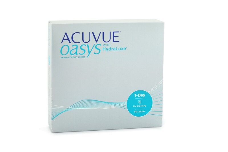 Acuvue contact lenses Acuvue Oasys 1-Day with HydraLuxe (90 lenses)