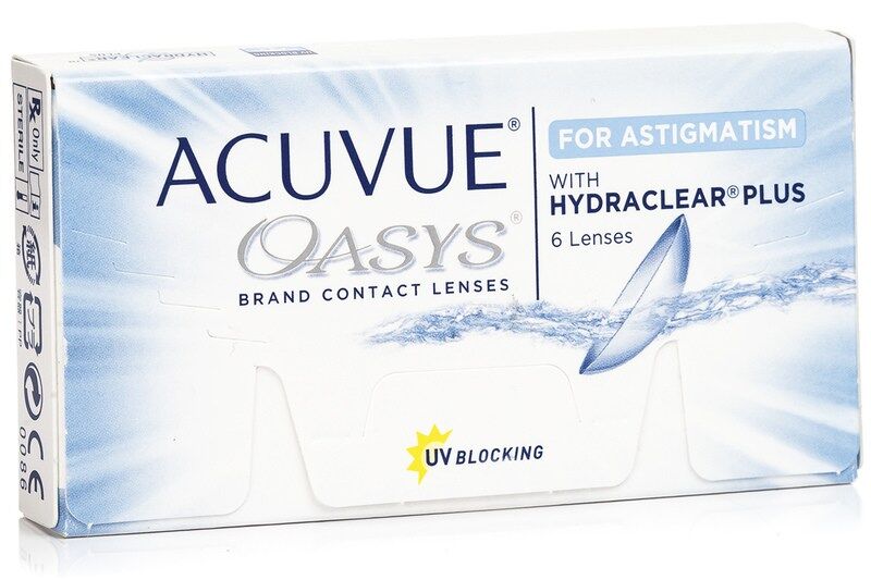 Acuvue contact lenses Acuvue Oasys for Astigmatism (6 lenses)