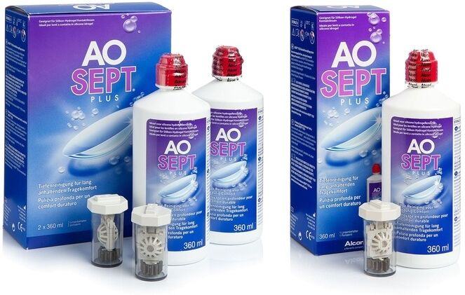 AOSEPT solutions AOSEPT PLUS 3 x 360 ml with cases