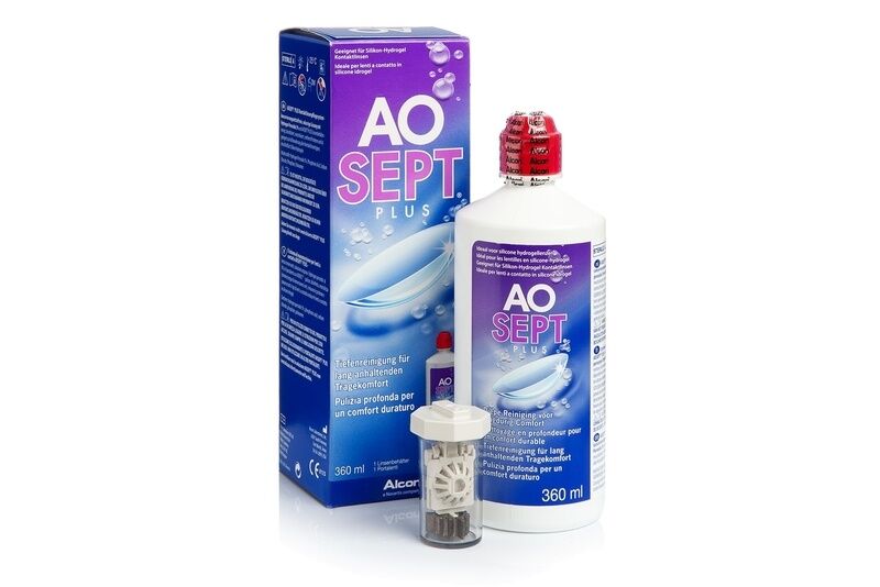 AOSEPT solutions AOSEPT PLUS 360 ml with case