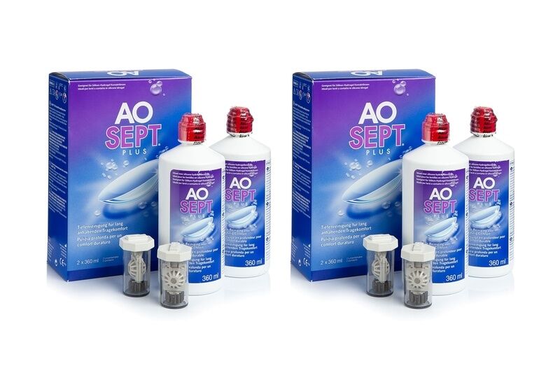 AOSEPT solutions AOSEPT PLUS 4 x 360 ml with cases