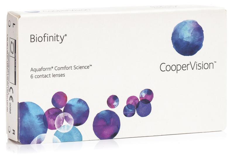 Biofinity contact lenses Biofinity CooperVision (6 lenses)