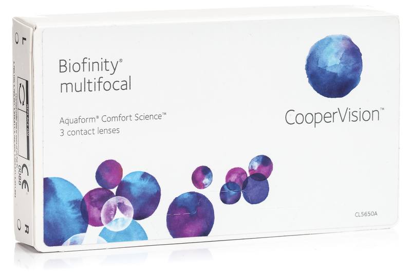 Biofinity contact lenses Biofinity Multifocal CooperVision (3 lenses)