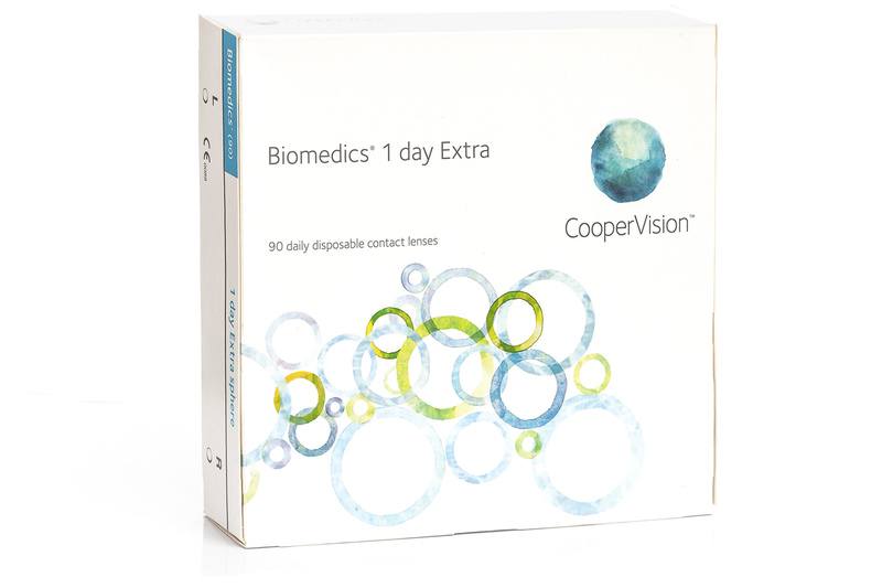 Biomedics contact lenses Biomedics 1 Day Extra CooperVision (90 lenses)