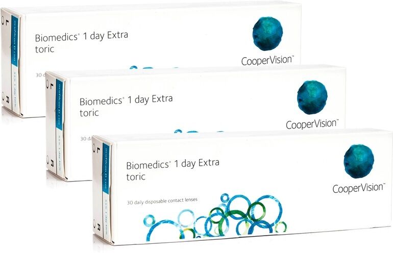 Biomedics contact lenses Biomedics 1 Day Extra Toric CooperVision (90 lenses)