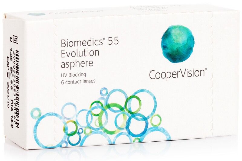 Biomedics contact lenses Biomedics 55 Evolution CooperVision (6 lenses)