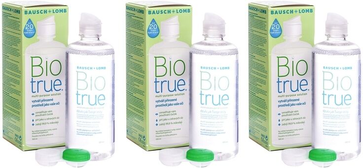 Biotrue solutions Biotrue Multi-Purpose 3 x 300 ml with cases