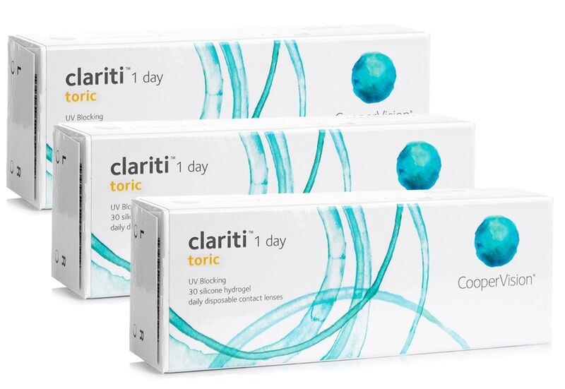 Clariti contact lenses Clariti 1 day Toric (90 lenses)