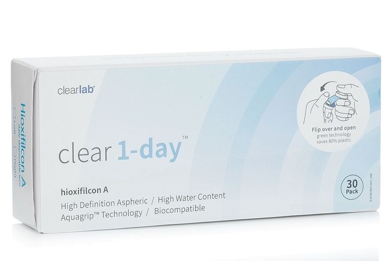 Clear contact lenses Clear 1-day (30 lenses)