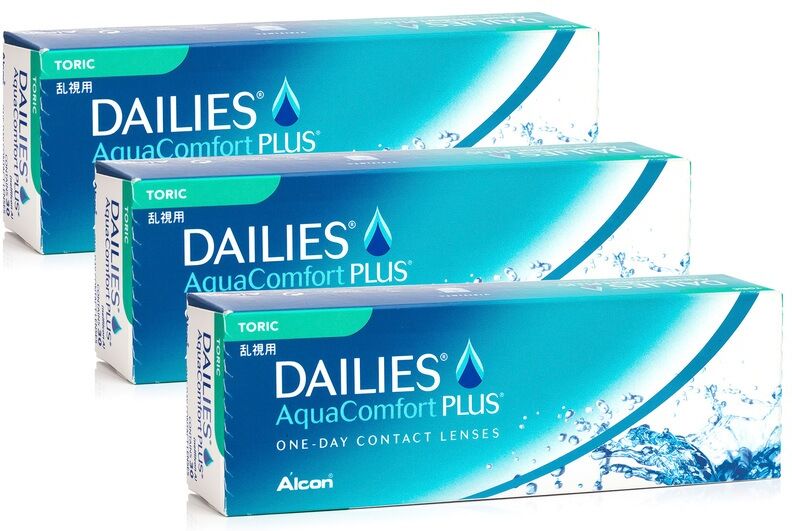 Dailies contact lenses DAILIES AquaComfort Plus Toric (90 lenses)