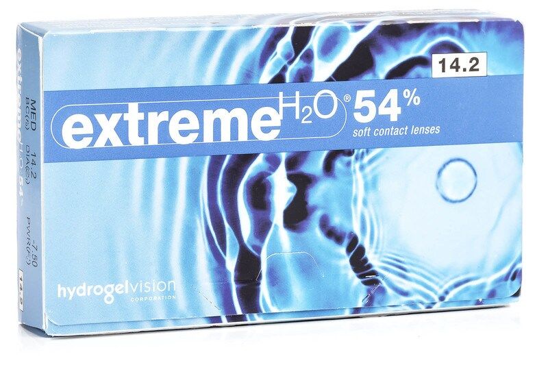 Extreme H2O contact lenses Extreme H2O 54 % (6 lenses)