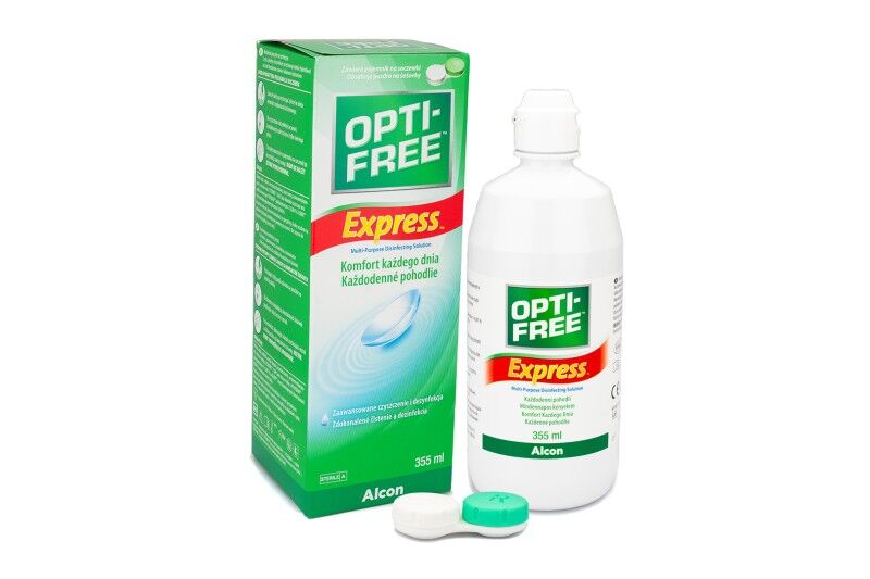 OPTI-FREE solutions OPTI-FREE Express 355 ml with case