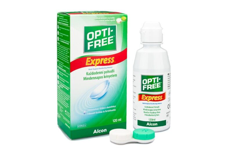 OPTI-FREE solutions OPTI-FREE Express 120 ml with case