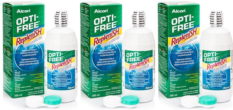 OPTI-FREE solutions OPTI-FREE RepleniSH 3 x 300 ml with cases