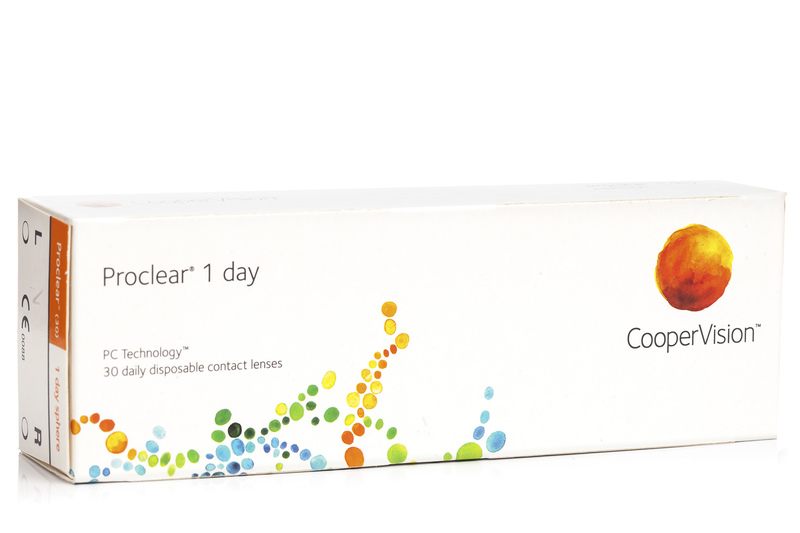 Proclear contact lenses Proclear 1 day CooperVision (30 lenses)