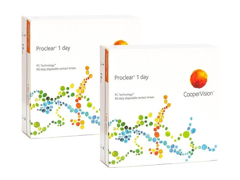 Proclear contact lenses Proclear 1 day CooperVision (180 lenses)