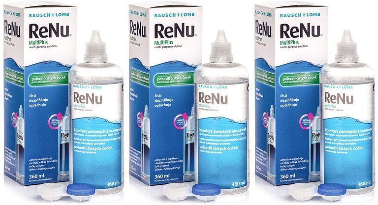 Renu solutions ReNu MultiPlus 3 x 360 ml with cases