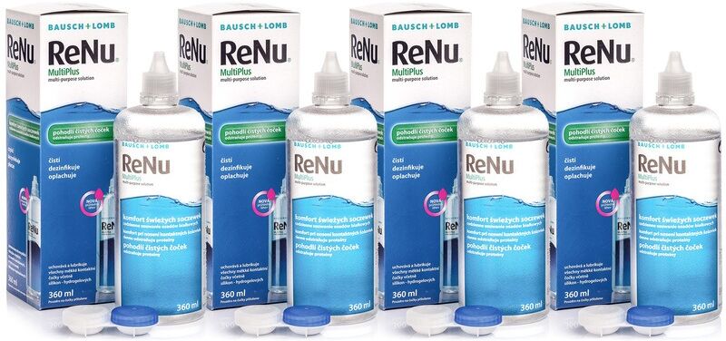 Renu solutions ReNu MultiPlus 4 x 360 ml with cases