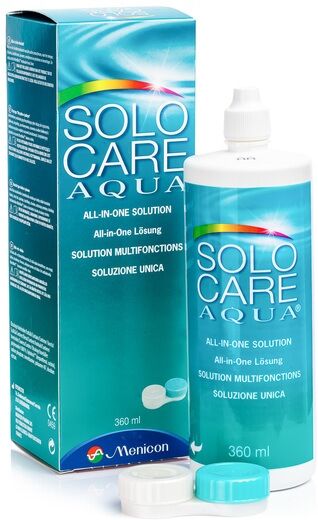 Solocare solutions SOLOCARE AQUA 360 ml with case