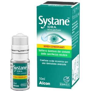 Giuliani Systane - Idra Collirio Lubrificante Senza Conservanti 10ml - Sollievo Istantaneo per Occhi Secchi