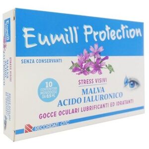 Recordati Eumill Protection Gocce Oculari 10 Flaconcini Monodose 0,5 Ml