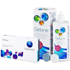 + soluzioni Gelone 360 ml Biofinity (6 lenti)