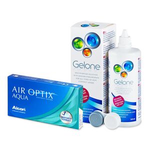 + soluzioni Gelone 360 ml Air Optix Aqua (6 lenti)