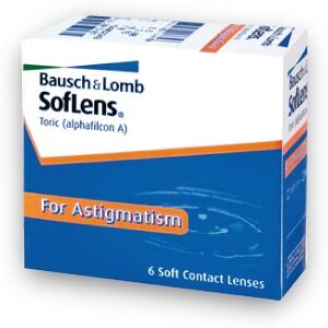 SofLens 66 Toric - Lenti a contatto mensili per astigmatismo (6 lenti)