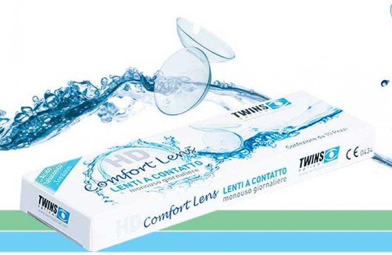 Hd Comfort Lens Twins Optical -6,00 Lenti a Contatto Giornaliere 10 Confezioni