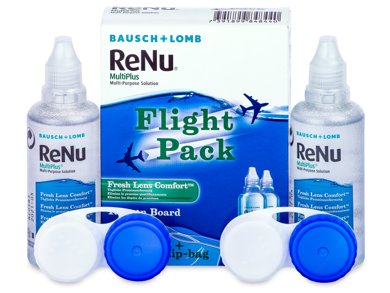 Soluzione ReNu Multiplus flight pack 2 x 60 ml