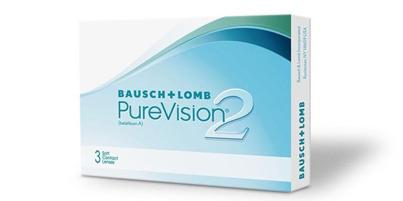 PureVision 2 HD - Lenti a contatto mensili (3 lenti)